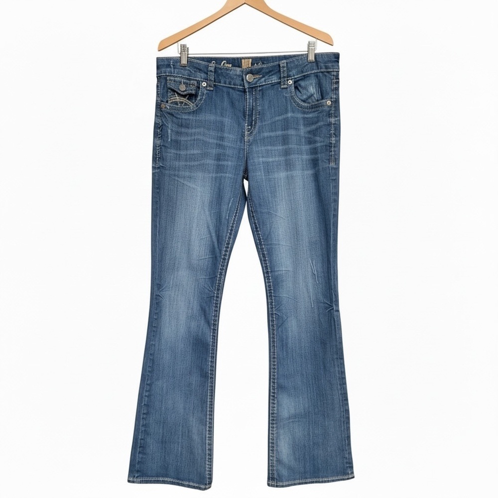 Kut from the Kloth So Low Women's Boot Cut Jeans - Classic Blue - Picture 3 of 13